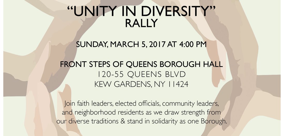 Queens Unity In Diversity Rally Events Long Island City